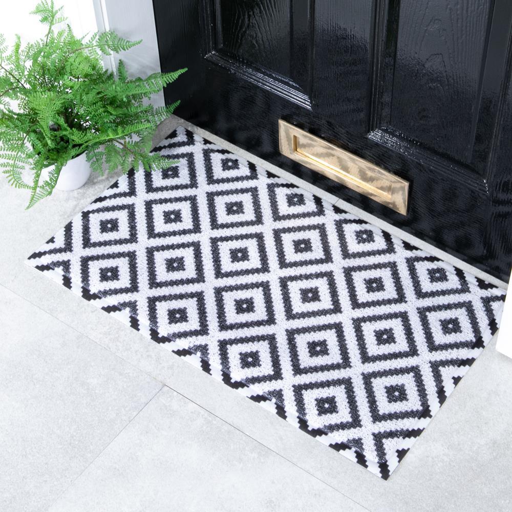 Artsy Mats - Χαλάκι Εισόδου Diamond Black 70x40cm Artsy Mats - Χαλάκι Εισόδου Diamond Black 70x40cm