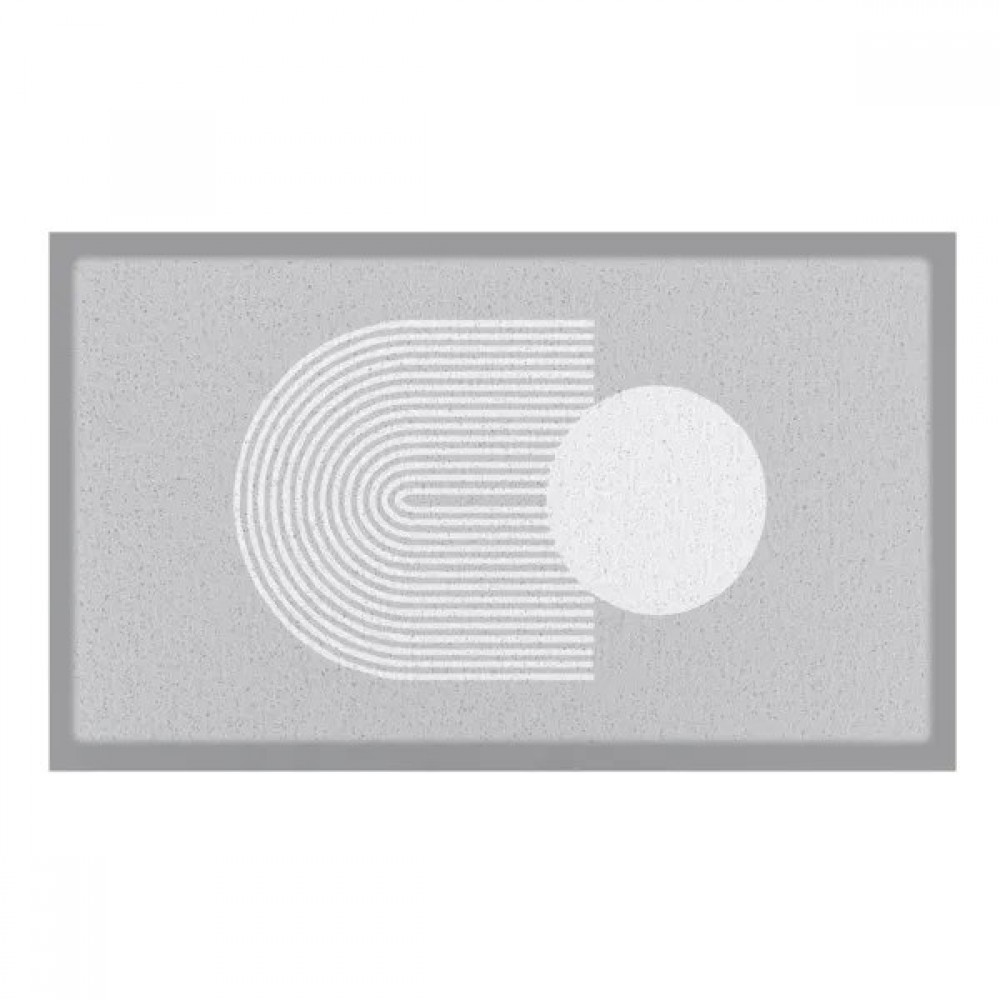 Artsy Mats - Χαλάκι Εισόδου Grey Abstract Sphere 70x40cm Artsy Mats - Χαλάκι Εισόδου Grey Abstract Sphere 70x40cm