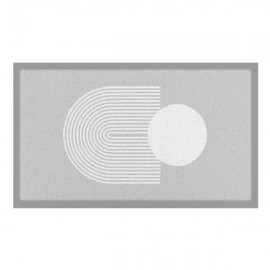 Artsy Mats - Χαλάκι Εισόδου Grey Abstract Sphere 70x40cm