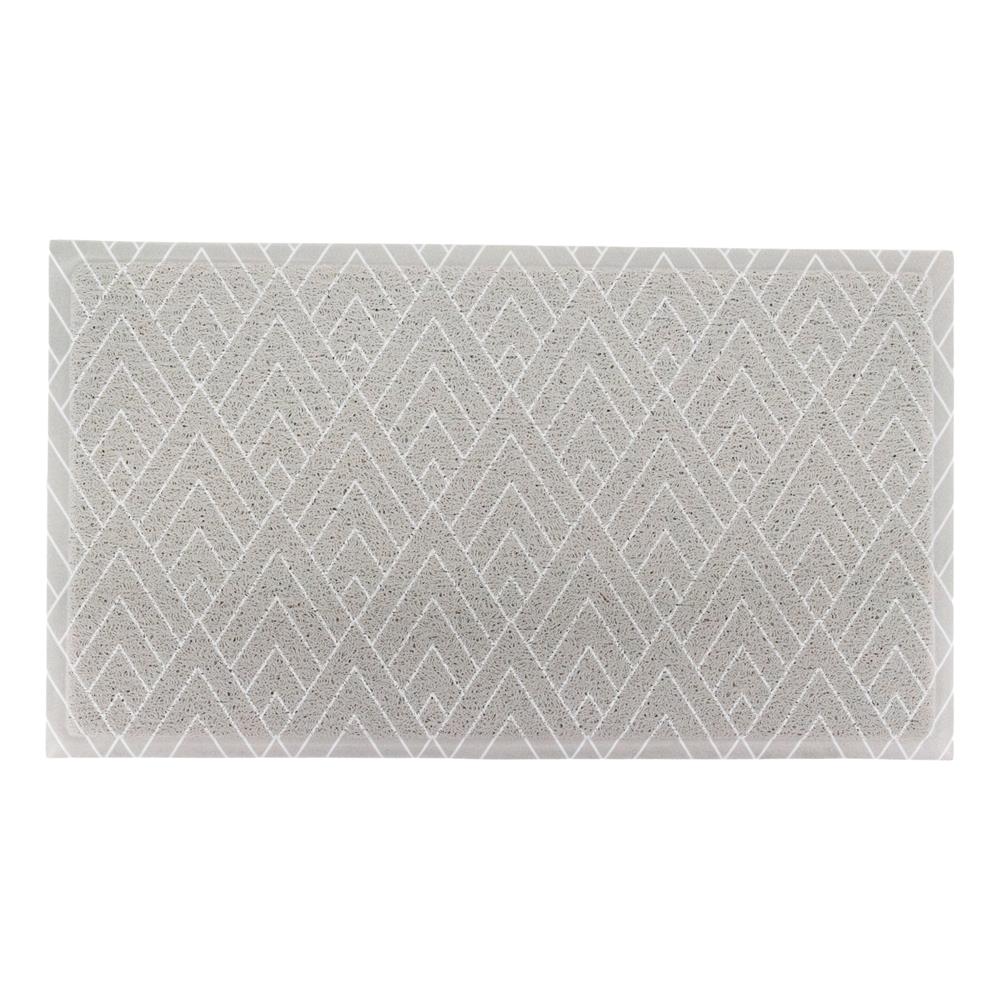 Artsy Mats - Χαλάκι Εισόδου Grey Geometric Pattern 70x40cm Artsy Mats - Χαλάκι Εισόδου Grey Geometric Pattern 70x40cm
