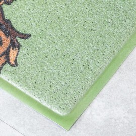 Artsy Mats - Χαλάκι Εισόδου Green Highland Cow 70x40cm Artsy Mats - Χαλάκι Εισόδου Green Highland Cow 70x40cm
