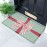 Artsy Mats - Χαλάκι Εισόδου Red & White Stripe Bow 70x40cm