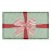 Artsy Mats - Χαλάκι Εισόδου Red & White Stripe Bow 70x40cm