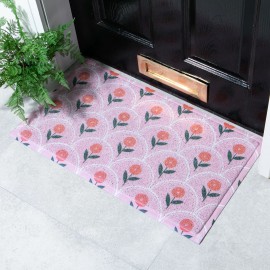 Artsy Mats - Χαλάκι Εισόδου Pink Floral Pattern 70x40cm