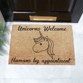 Artsy Mats - Χαλάκι Εισόδου Unicorns Welcome Humans By Appointment 60x40cm