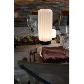 Atelier Pierre - Επαναφορτιζόμενο Φωτιστικό Dentelles Tall Black Base