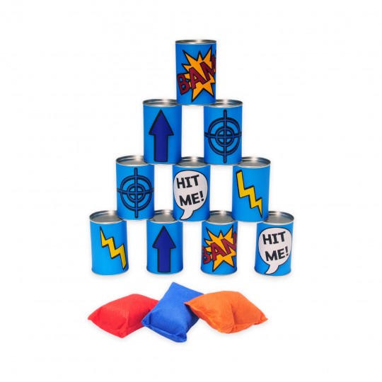 BS TOYS - Παιχνίδι Ρίψης Στόχου Εξωτερικού Χώρου Tin Throwing