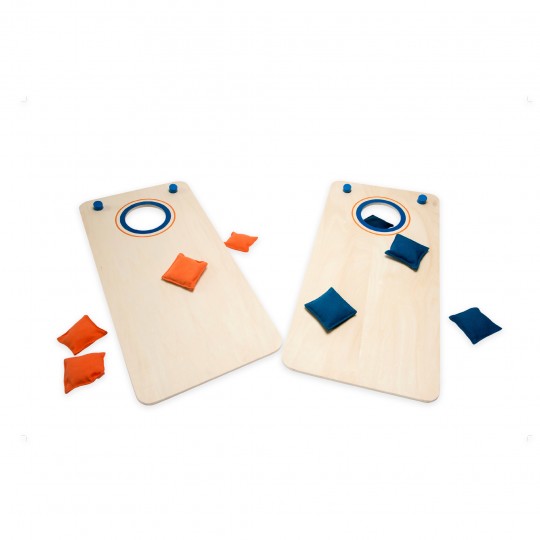 BS TOYS - Ξύλινο Παιχνίδι Στόχου Εξωτερικού Χώρου Corn Hole