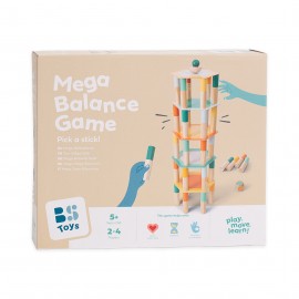 BS TOYS - Ξύλινο Παιχνίδι Πύργος Ισορροπίας Mega Balance
