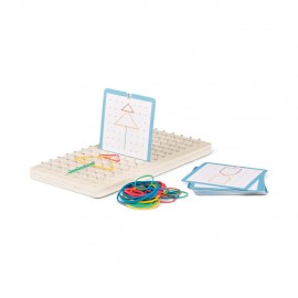 BS TOYS - Εκπαιδευτικό παιχνίδι με Γεωπίνακα - Μονομαχία με Σχήματα
