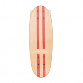 Banwood - Skateboard Κόκκινο Ριγέ