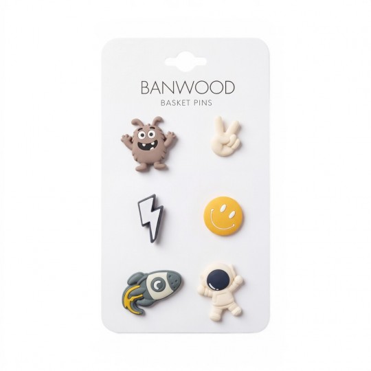 Banwood - Διακοσμητική Καρφίτσα Για Καλάθι - Διάστημα