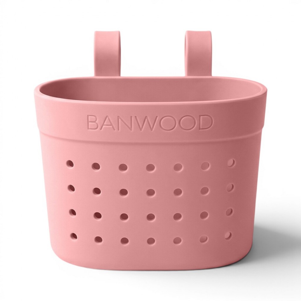 Banwood - Καλάθι Ποδηλάτου/Πατινιού Pin & Ride - Σκούρο Ροζ