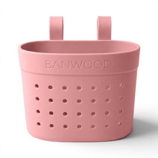 Banwood - Καλάθι Ποδηλάτου/Πατινιού Pin & Ride - Σκούρο Ροζ