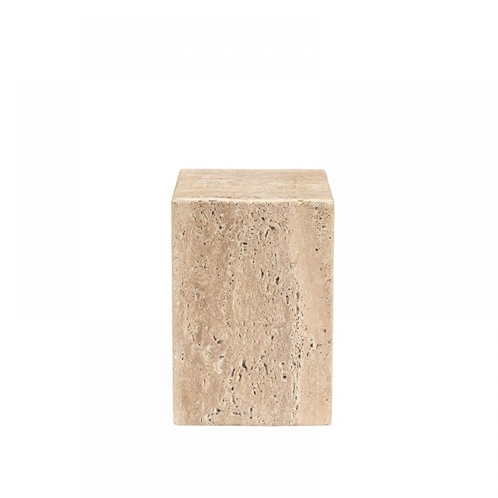 Boutique - Βοηθητικό Τραπεζάκι Travertine 30cm