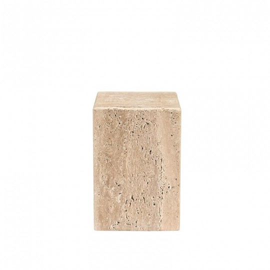 Boutique - Βοηθητικό Τραπεζάκι Travertine 30cm