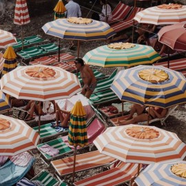 Ciao Amore - Ξαπλώστρα Με Σκιάδιο Stripe 3