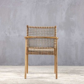 Boutique - Πολυθρόνα Conchita Teak Synthetic Rope