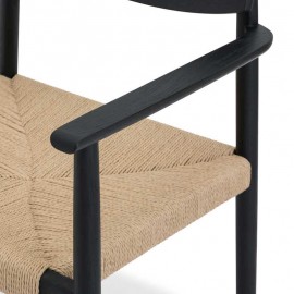 Boutique - Καρέκλα Με Μπράτσα Inverse Black/Cord Boutique - Καρέκλα Με Μπράτσα Inverse Black/Cord