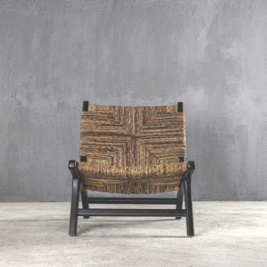 Boutique - Πολυθρόνα Vermont Lounge Banana Black Boutique - Πολυθρόνα Vermont Lounge Banana Black