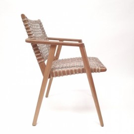 Boutique - Πολυθρόνα Conchita Teak Natural Cord