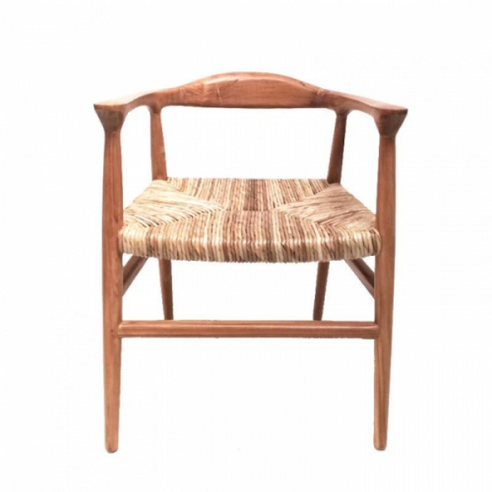 Boutique - Πολυθρόνα Straw Teak