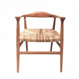 Boutique - Πολυθρόνα Straw Teak
