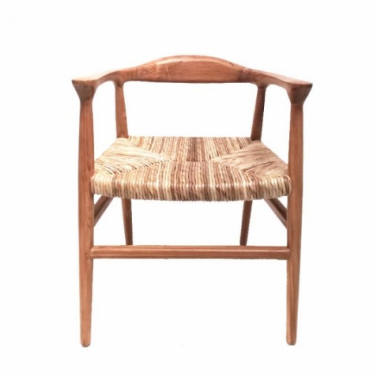 Boutique - Πολυθρόνα Straw Teak