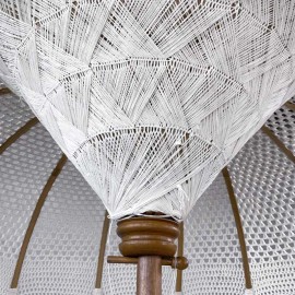 Boutique - Balinese Ομπρέλα Teak/Bamboo Macrame 180