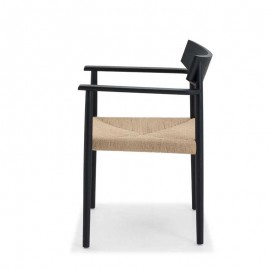 Boutique - Καρέκλα Με Μπράτσα Inverse Black/Cord Boutique - Καρέκλα Με Μπράτσα Inverse Black/Cord