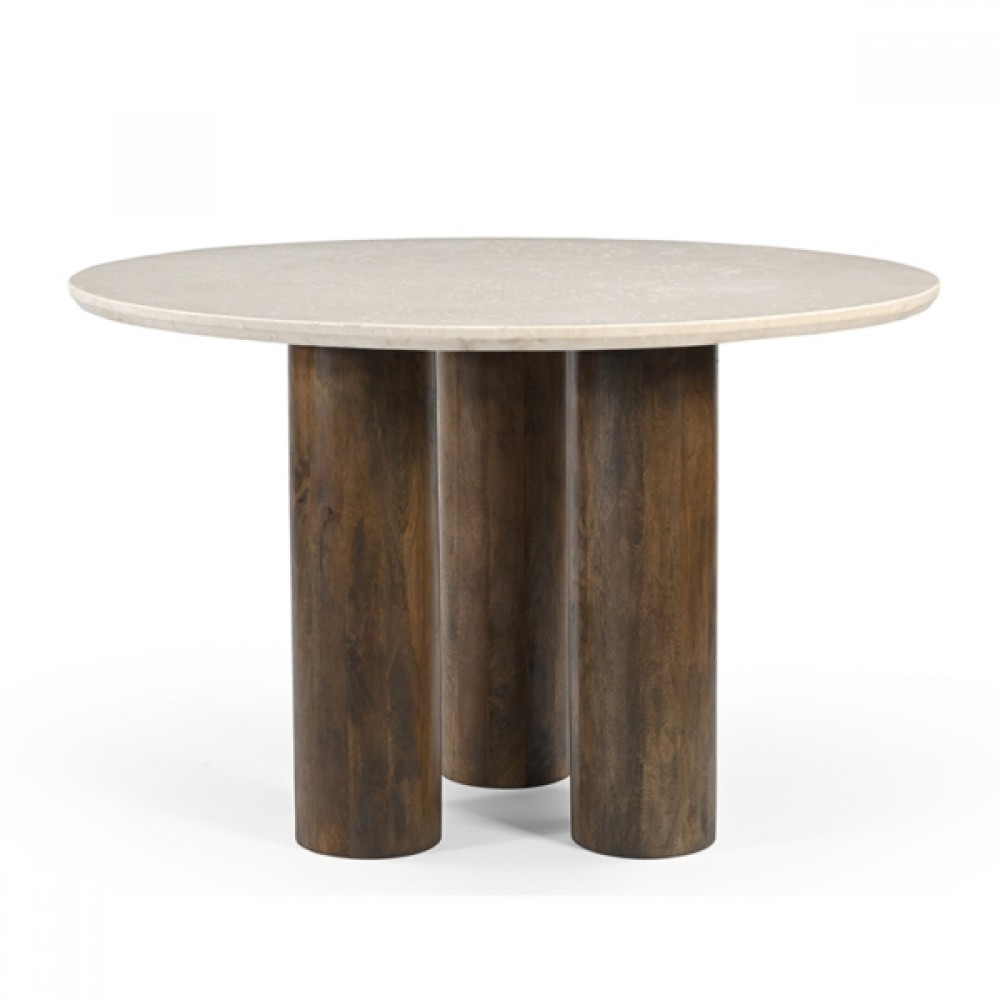 Boutique - Τραπέζι Hippo Travertino 120cm