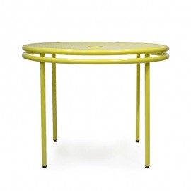Boutique - Τραπεζάκι Αλουμινίου The Holy Moly Κίτρινο