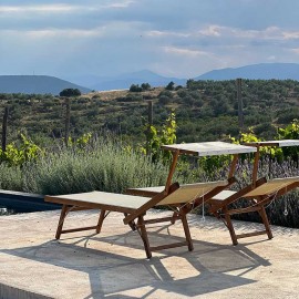 Ciao Amore - Ξαπλώστρα Με Σκιάδιο Ashwood Yellow Ciao Amore - Ξαπλώστρα Με Σκιάδιο Ashwood Yellow
