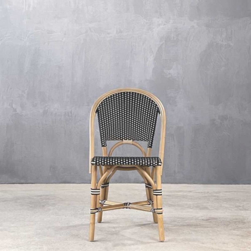 Boutique - Καρέκλα Gevena Beige/Black Boutique - Καρέκλα Gevena Beige/Black