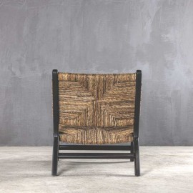 Boutique - Πολυθρόνα Vermont Lounge Banana Black Boutique - Πολυθρόνα Vermont Lounge Banana Black