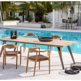 Boutique - Στοιβαζόμενη Πολυθρόνα Teak Bora Bora