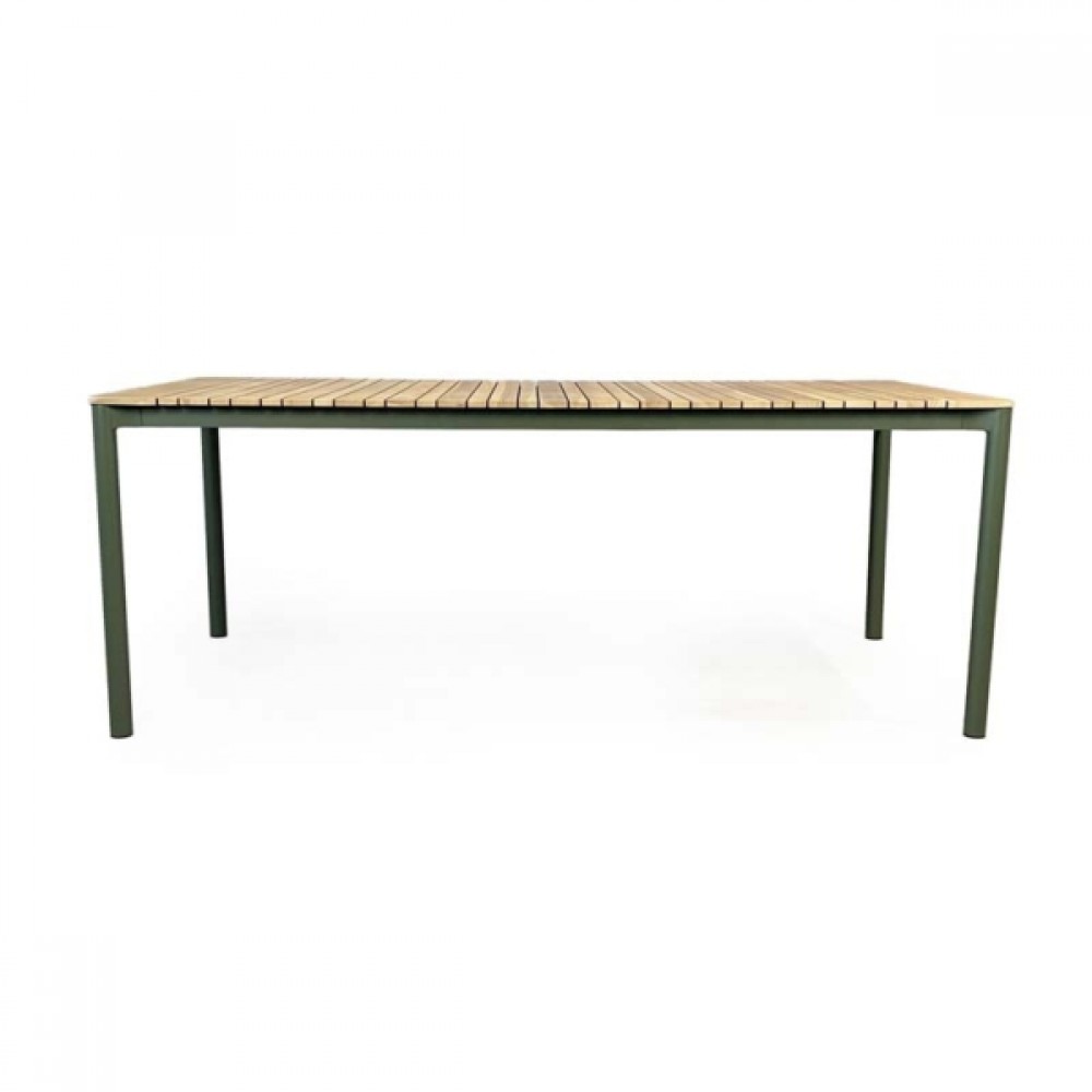 Boutique - Τραπέζι Αλουμινίου Με Ξύλο Teak The Armona 