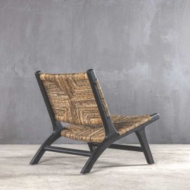 Boutique - Πολυθρόνα Vermont Lounge Banana Black Boutique - Πολυθρόνα Vermont Lounge Banana Black