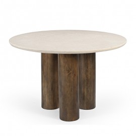 Boutique - Τραπέζι Hippo Travertino 120cm