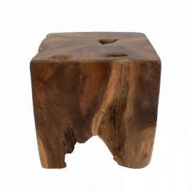 Boutique - Χαμηλό Σκαμπό Tooth Teak