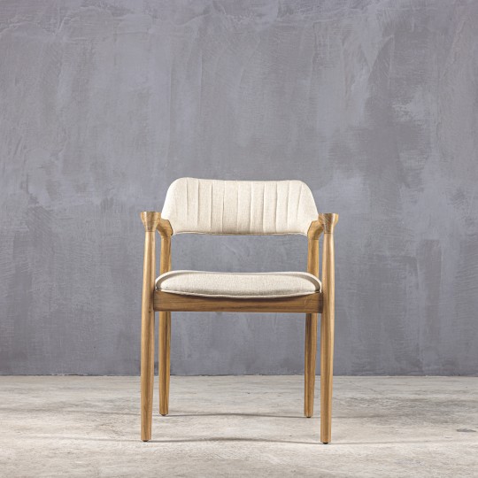 Boutique - Καρέκλα Τραπεζαρίας Με Μπράτσα Georgia Quilted