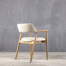 Boutique - Καρέκλα Τραπεζαρίας Με Μπράτσα Georgia Quilted