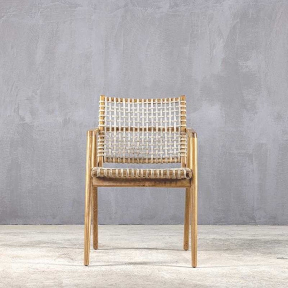 Boutique - Πολυθρόνα Conchita Teak Synthetic Rope