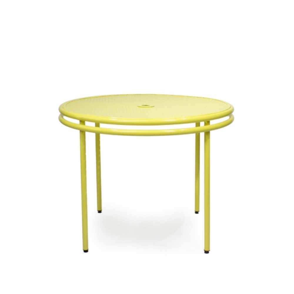 Boutique - Τραπεζάκι Αλουμινίου The Holy Moly Κίτρινο