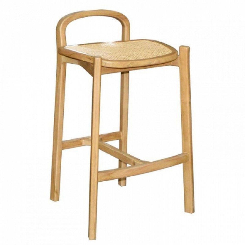 Boutique - Σκαμπό Μπαρ Okazaki Teak