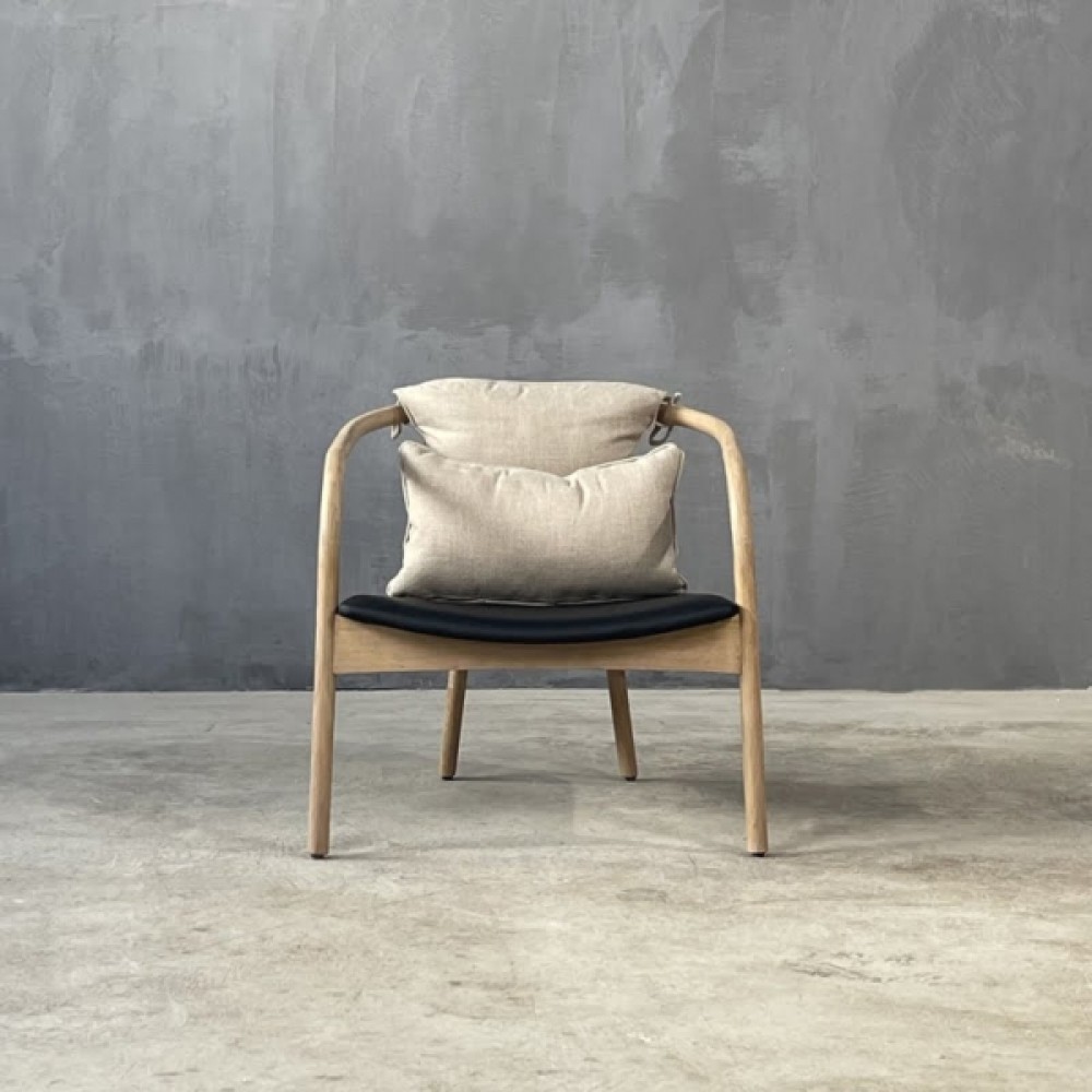 Boutique - Πολυθρόνα Με Μαξιλάρια Tokyo Oak