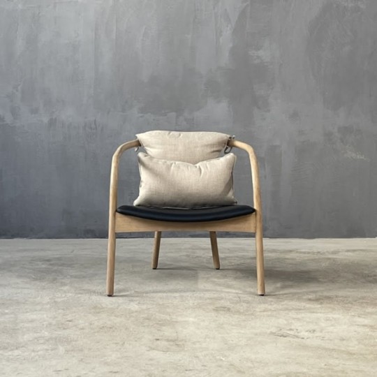 Boutique - Πολυθρόνα Με Μαξιλάρια Tokyo Oak