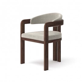 Boutique - Καρέκλα Τραπεζαρίας Roma Ruber Wood Beige