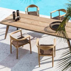Boutique - Στοιβαζόμενη Πολυθρόνα Teak Bora Bora