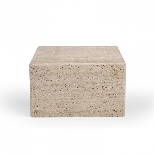 Boutique - Βοηθητικό Τραπεζάκι Travertine 60cm